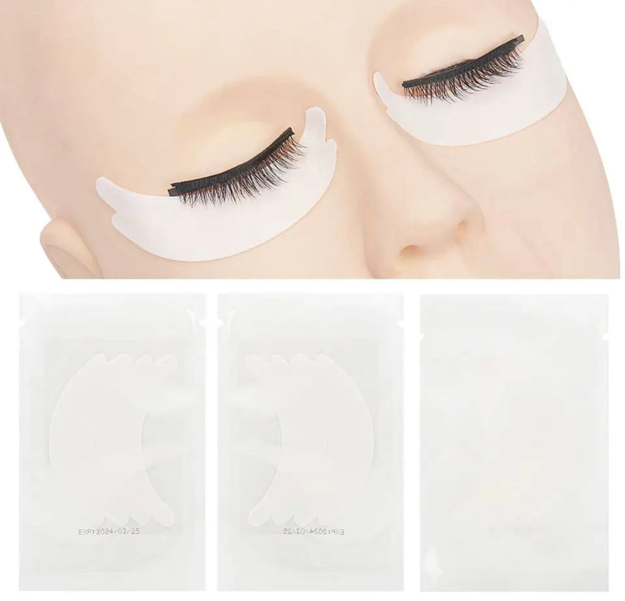 25pc microfoam eye pads